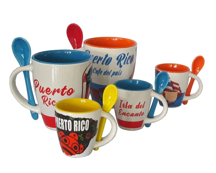 Ceramic Mug With Spoon factory